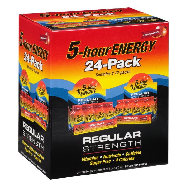 5 Hour Energy Drink Pomegranate Flavor 24 Pack