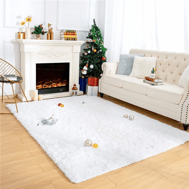 Super Soft Shaggy Rugs Fluffy Carpets, 70.9/94.5 Inch, Indoor Modern