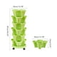 thumbnail image 2 of Maceta De Plástico Creativa Macetas Apilables Para Jardinería Interior Exterior Eigraketly HA045064-08, 2 of 6