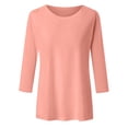 thumbnail image 3 of Duojiaj Fashion Casual Short Sleeve Printed For Summer Season Soft Comfortable Daily Wear Blouse Tee Shirt With Flowy Fit And Modern Design Womens Summer Clothes, 3 of 4