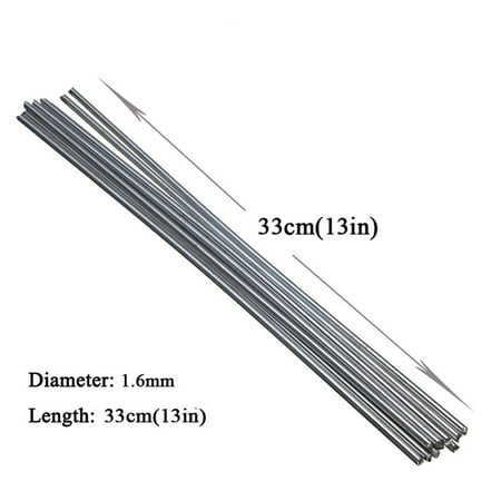 

Fule 20pcs 1.6mm ER316L Stainless Steel TIG Welding Rods 330mm Long