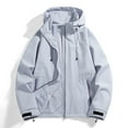 thumbnail image 2 of Women's Casual Jacket for Everyday Wear Outdoor Windbreaker with Hood and Relaxed Fit suitable for Spring to Autumn Women's Bomber Jacket Casual Coat, 2 of 3