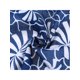 thumbnail image 4 of Bufandas de algodón mezclado impresas con flores INSPIRE CHIC para mujeres, 21.7x21.7" pañuelo cuadrado pequeño con flores, pañuelo de cuello, flor abstracta-1-azul marino, 4 of 6