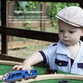 thumbnail image 3 of Locomotora eléctrica, tren, locomotora a batería, juguete eléctrico de alta velocidad, enlace eléctrico, tren de madera magnético, pequeña vía de madera, regalo para niños, 3 of 5