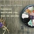 thumbnail image 2 of Chakra Crystal Natural Rough Stones Crystal Healing Crystals Stones 0.8-1.2" Assorted Gemstones Gemstones Fountain Rocks for Fountain Rocks, Decoration, Polishing, Wire Wrapping, Tumbling,0.44lb, 2 of 6