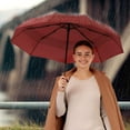 thumbnail image 3 of Repel Umbrella Windproof Travel Umbrellas for Rain - Easy Automatic Opening and Closing, Durable & Compact Umbrella, Strong Fiberglass Frame, Waterproof Roof Red, 3 of 7