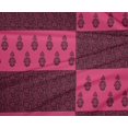 thumbnail image 4 of oneOone Polyester Lycra Rose Foncé Tissu Feuilles & Floral Bloc Robe Tissu Tissu Imprimé par la Cour 56 Pouces de Large, 4 of 4