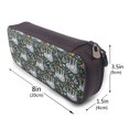 thumbnail image 3 of Lsque Cute Sloth Printed Big Capacity PU Leather Pencil Case Large Pencil Pouch Stationery Pen Bag Pencil Holder for Teen, 3 of 6