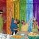 thumbnail image 5 of Mardi Gras-cortinas con flecos de papel de aluminio brillante, telón de fondo para fotografía, 3 colores, 2MX1M, fondo brillante, puerta, pared,, 5 of 9