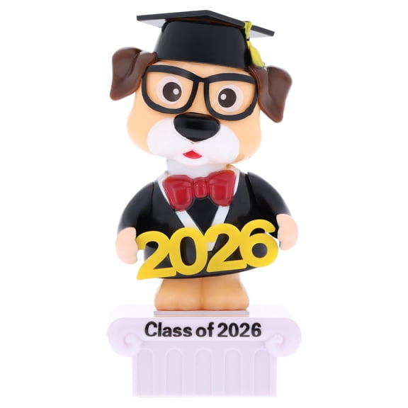 Class of 2026 Dog Solar Character, 4", Graduation by Way To Celebrate