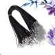 thumbnail image 3 of GOOHOCHY 100pcs 1.5mm Correa de collar de cadena de cera DIY Colgante Cuerda Accesorios de joyería Colgantes (Negro), 3 of 7