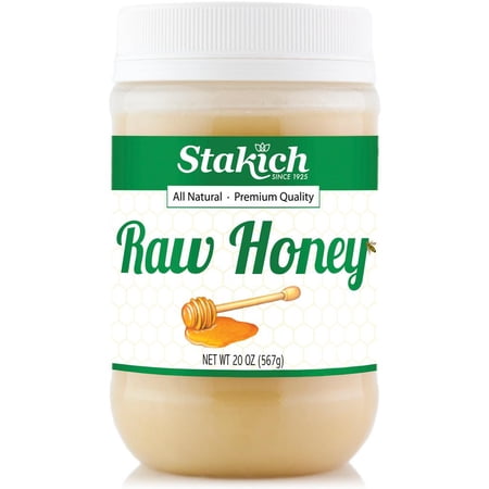 Stakich 100% Pure Unprocessed Honey, 20.0 Oz