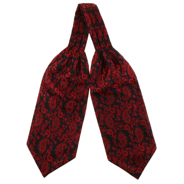 Hombres Paisley Floral Jacquard tejido Cravat Tie Ascot Accesorios 04 SM SunniMix corbatas de corbata para hombres