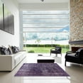thumbnail image 6 of Ahgly Company Indoor Rectangle Mid-Century Modern Purple Iris Purple Area Rugs, 8' x 12', 6 of 6