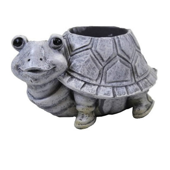 Home & Garden Mini Turtle Pudgy Planter Polyresin Garden Patio Sunroom 12512