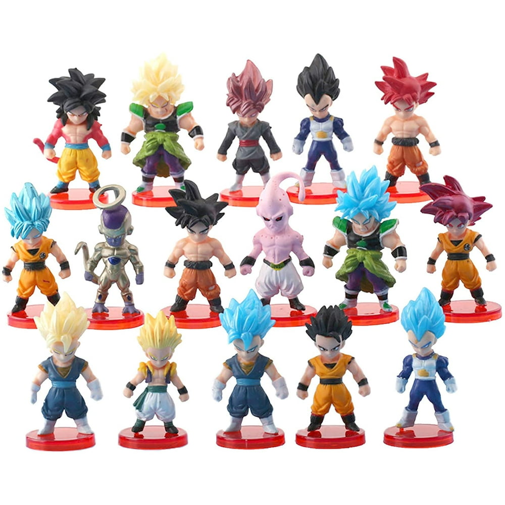 16 Pcs Dragon Ball Super Z Toy Set Collectible Model Series 2