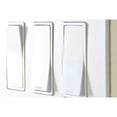 thumbnail image 2 of Rocker Wall Plate, Number of Gangs: 3 Plastic, Smooth Finish, White RWP263W, 2 of 4