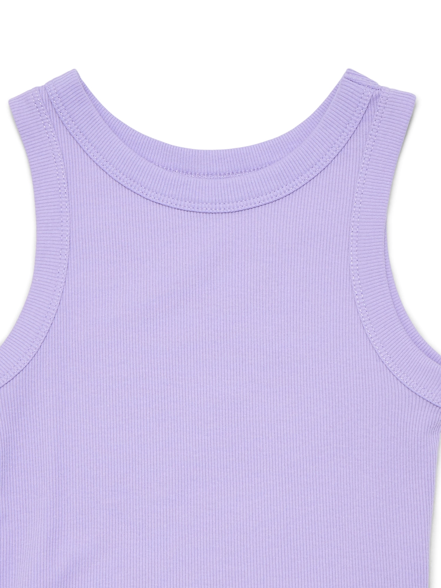 Wonder Nation Girls Kid Tough Tank Tops, 3-Pack, Sizes 4-18 and Plus