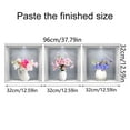 thumbnail image 4 of Pegatinas de pared de jarrón 3D, jarrones blancos, margaritas, calcomanías de pared con flores, decoración de pared Floral de rosas, arte de pared impermeable extraíble (margarita de jarrón), 4 of 5