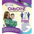 thumbnail image 3 of Lil Cub Hub  Cub Co-Z Convertible Carrier - Sugar Dots Blue- Large, 3 of 8