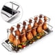 thumbnail image 1 of Marco de pierna de pollo con 14 ranuras para tarjetas de acero inoxidable + bandeja, 1 of 5