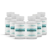 Testosterone Booster Exuberant for Men by PureHealth Research, 6 Bottles