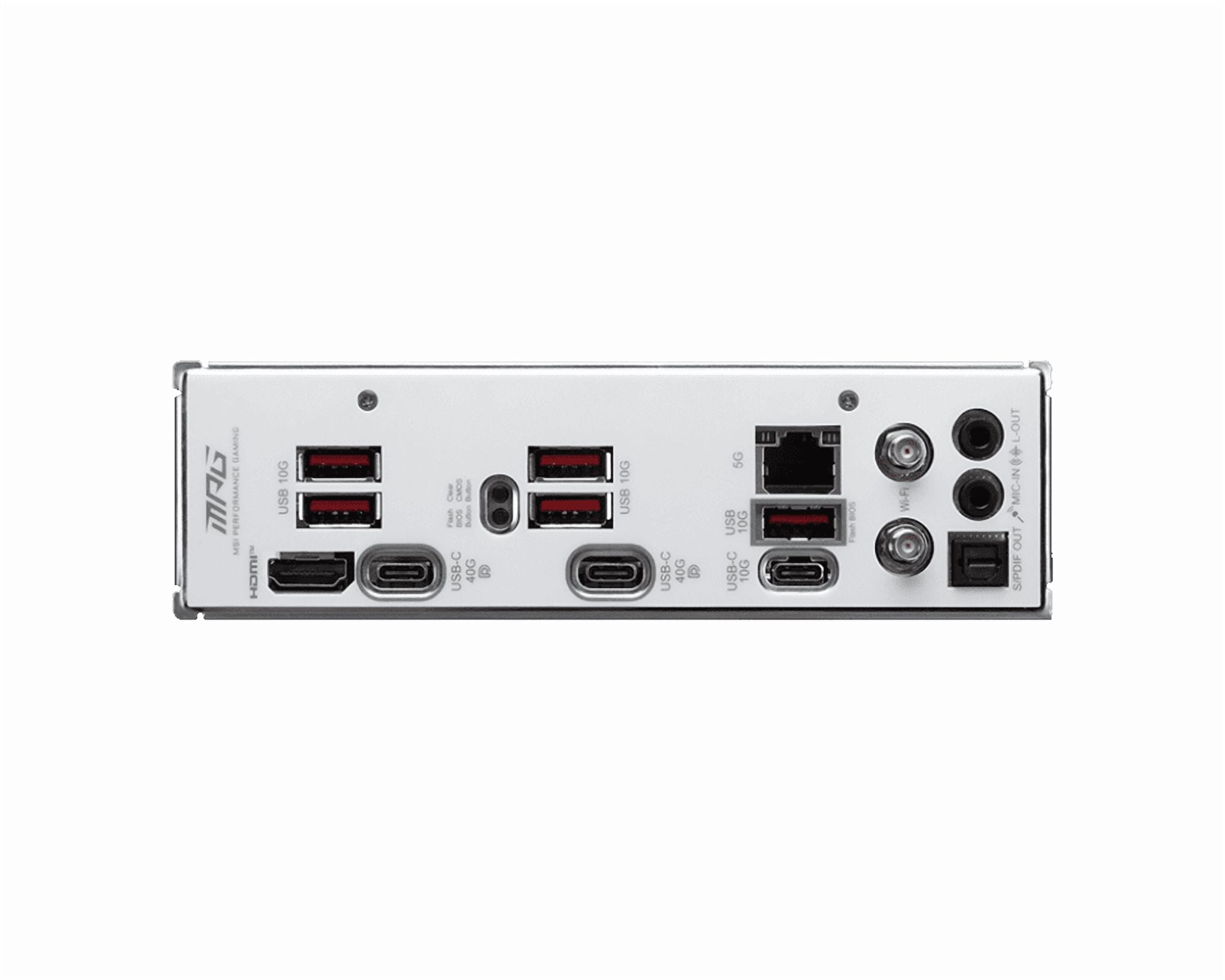 MSI MPG X870I EDGE TI EVO WIFI AM5 AMD X870 PCIe 5.0/4.0 USB 40/20/10/5Gbps Type C/A Wi-Fi 7 Mini-ATX Motherboard