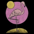 thumbnail image 2 of Women's Lost Gods Pink Moon Flamingo  Graphic T-Shirt, 2 of 4