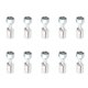 thumbnail image 3 of Junta de Aluminio BuyWeekMX Conector de Aire Acondicionado 10 Piezas, 3 of 10