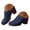 Navy, variant on Dakaela Womens Mules Pumps Round Closed Toe Sandals Chunky Heeled Slides Clogs Slip on Casual Backless Loafers Shoes Size 6-10 Beige