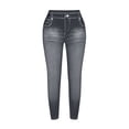 thumbnail image 6 of Cutuoiiu Women's Fashion Non Denim Stretch Pants with Elastic Waist and Pockets for Work, Walk and Weekend Errands Gifts, 6 of 9