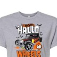 thumbnail image 3 of Hot Wheels - Halloween - Hallo Wheels - Juniors Cropped Cotton Blend T-Shirt, 3 of 5
