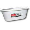 thumbnail image 2 of Essentials White Plastic Eight Quart Dishpan - 13'' x 11'' x 4"H, 2 of 4
