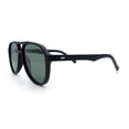 thumbnail image 6 of Polarized Luxury Gentlemanly Iconic Plastic Racer Euro Style Sunglasses [Matte Black - Green], 6 of 8