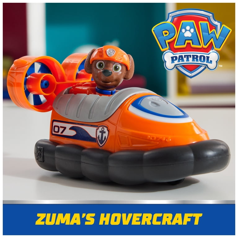 PAW Patrol Hovercraft Vehicle with Collectible Zuma Figure