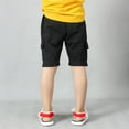 thumbnail image 5 of WOYY Toddler Boys Cargo Shorts Knee-Length Versatile Casual Active Shorts, Sizes 4-12, 5 of 5