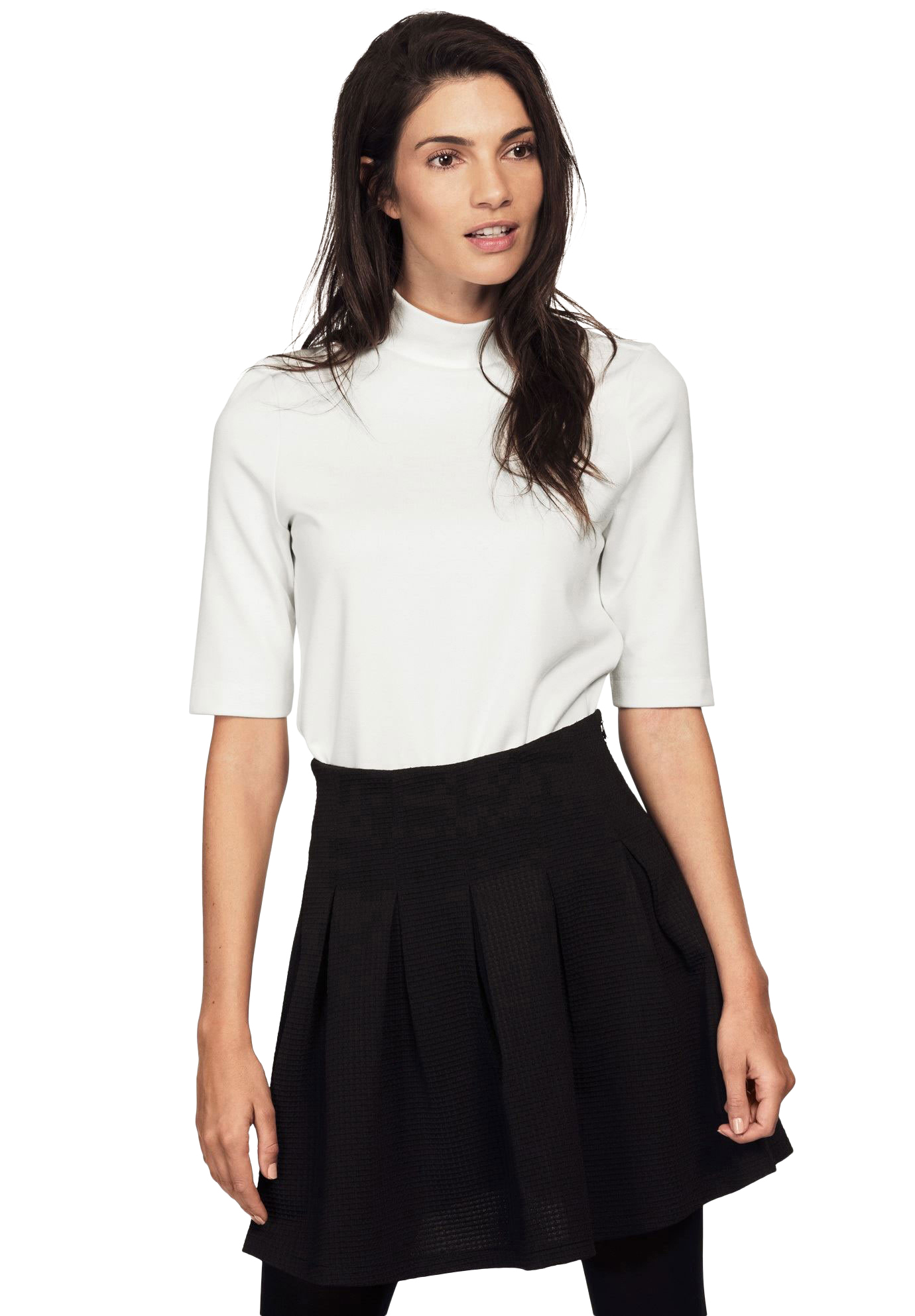 Download Ellos - Ellos Women's Plus Size Mock Neck Tee T-Shirt - Walmart.com - Walmart.com