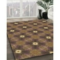 thumbnail image 3 of Ahgly Company Machine Washable Indoor Square Transitional Copper Brown Area Rugs, 8' Square, 3 of 7