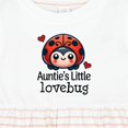 thumbnail image 4 of Inktastic Ladybug Niece Aunties Little Lovebug Girls Baby Dress, 4 of 5
