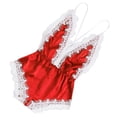 thumbnail image 3 of Lencería sexy Mujer Ropa interior con cuello en V profundo Body de malla de encaje para niña, Rojo, 3XL Methold XX000171-21, 3 of 7