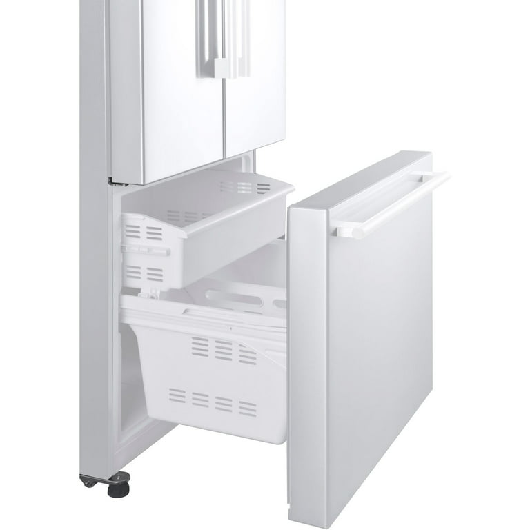  Galanz GLR16FWEE16 3-French Door Refrigerator with Bottom  Freezer Adjustable Electrical Thermostat, Humidity Control, Frost-Free,  Cu.Ft, White, 16 cu ft : Everything Else