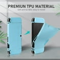 thumbnail image 5 of KOMI Switch OLED Case for Nintendo Switch OLED Model, Dockable Cover Soft TPU Protector Case for Switch OLED Grips & Console and Accessories with 2 Pcs Thumb Caps, Blue, 5 of 5