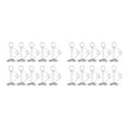 thumbnail image 3 of yingyy Pack de 10 en Forme de Spirale Ressort Pont Piquet Corde Boucles Acier Inoxydable Coupe-Vent Tente Rétractable Piquets 2Set, 3 of 6