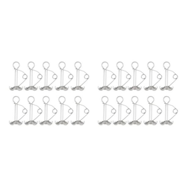 Soidarity Pack of 10 Spiral Shaped Spring Awning Accessories Portable Stainless Tent Retractable Outdoor Peg Deck Steel Stakes 2piezas