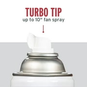 (6 pack) White, Rust-Oleum Stops Rust Turbo Gloss Protective Enamel Spray Paint-334133, 24 oz