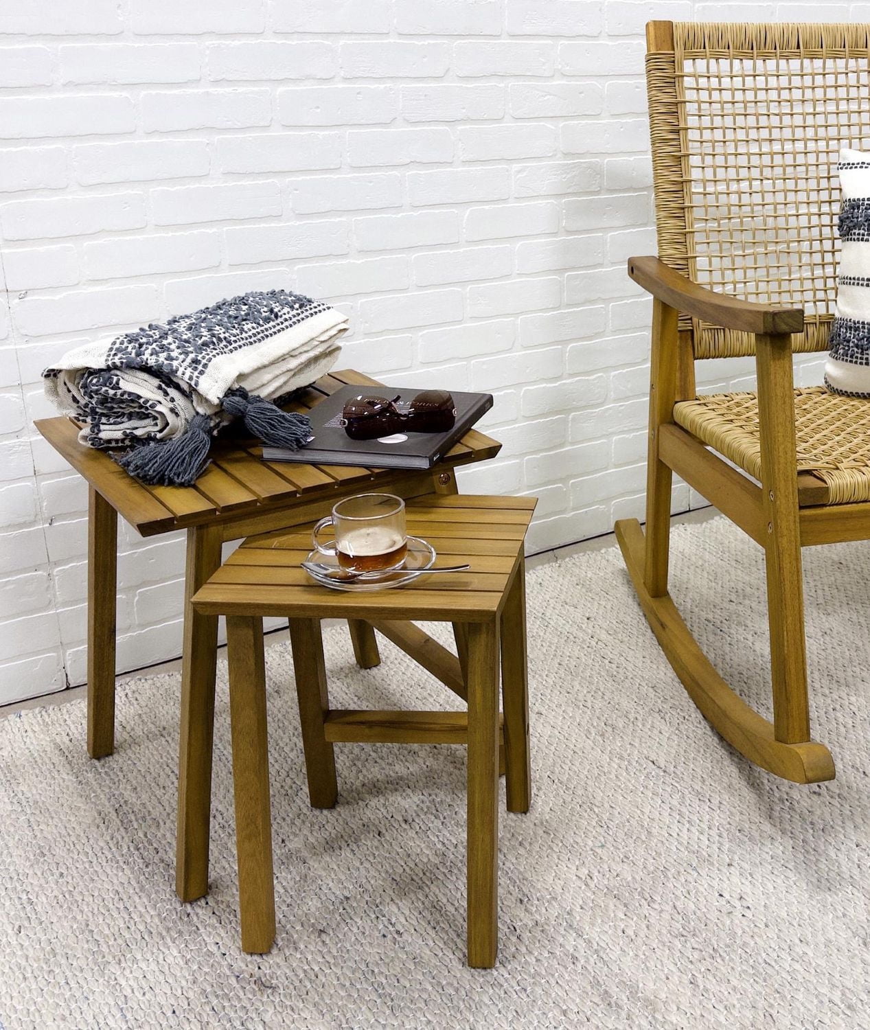 Ensemble de deux tables Vario