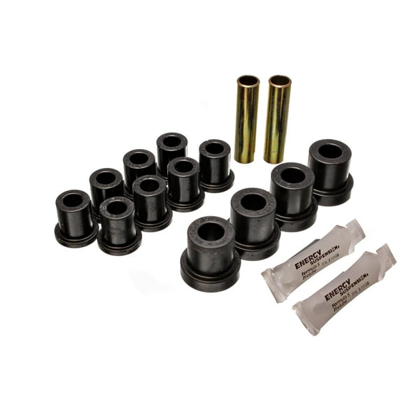 Energy Suspension 54-62 Chevy Corvette Black Rear Leaf Spring Bushing Set