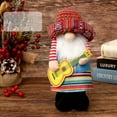 thumbnail image 1 of Aqestyerly Rudolf Gnome Music Box - Christmas Decor with Wide-Brimmed Hat for Festive Home Displays, 1 of 5