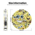 thumbnail image 3 of Zufioo SpongeBob SquarePants for Portable Pocket Makeup Mirror, Foldable Handheld Magnifying Beauty Mirror Suitable for Wallet Handbag for Women-Round Shape, 3 of 9