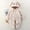 White, variant on Baby Animal Romper Cartoon Panda and Bear Winter Warm Jumpsuit Khaki 9-12 Months